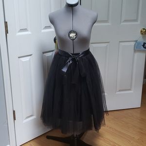 Black Tulle Skirt